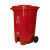 工者户外垃圾桶 环卫分类塑料垃圾桶 红色（有害垃圾标识）240L加厚+中间脚踏定制GZ-22