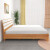 平子集小户型高脚床现代简约卧室单双人大婚床家具卧室 ENF级免漆板定制 黄橡木色 1.5m单床+22cm床垫1个