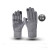 鸣固 保暖手套 防水加绒防寒保暖手套防滑手套 01灰色均码 MG-SB-0571-0