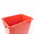 海斯迪克 HKxy-96 垃圾桶无盖 厨房商用户外分类垃圾箱 红色40L