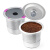 不锈钢胶囊杯   兼容keurig K10PLUS咖啡机重复使用K杯五金单孔K 1ml 单个单孔五金k cup+勺刷