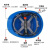约巢电工国家电网安全帽 电力 施工 工地国家电网 南方电网安全帽约巢 V型安全帽(无标蓝色)