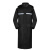 九州缘 JZYZC2019YY0831 男女通用中长款雨衣 2XL-4XL（计价单位：件）定制商品 黑色