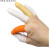 一次性乳胶橡胶手指套劳美容美甲无尘净化电子工业手指套 橙色防滑 中码100个/包
