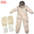 出极   养蜂服 养蜂衣 蜂衣蜂帽 防护服 连体蜂衣 带手套防蜂服 单位：套 XL 