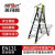 英司腾 铝合平台梯登高梯带护栏可移动工业级爬梯欧盟EN131标准IT-152ED9