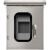 PH仪表箱精品户外不锈钢双层门箱配电箱防水防雨箱监控布线控制箱 500*400*250mm