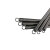 虎雀（HUQUE）强力弹簧带钩拉伸拉力弹簧线径1.0-2.0系列 1.0*8*100mm 10个价 