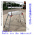 ONEVAN马凳脚手架折叠铝合金移动平台升降加厚伸缩装修工程梯子 铝合金工作台带围栏(平台高121cm)
