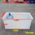 耐磨泡瓷砖加厚牛筋塑料水箱地板砖浸泡水槽水产养鱼养龟方桶 白色K300升浅