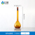 江玻容量瓶实验室A级可过检透明棕色高硼硅玻璃具塞定量瓶细颈梨形瓶10ML-1L 容量瓶棕色500ml  1个(A级可过检)