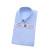 中神盾 DV-110  女式短袖衬衫修身韩版职业商务免烫衬衣 蓝色斜纹 160-165/L (1-9件价格)