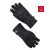 和益臻防寒手套0055-11 M-XL(聚酯纤维超纤皮) 黑色 XXL