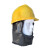 棉安全帽冬季保暖防寒矿灯安全帽工地施工建筑电力护耳安全帽带棉内衬 安全帽一个（颜色备注）
