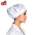 世霸 SHIBA 防静电帽防尘帽电子食品纺织行业工作帽1顶起购 厨师帽有窗白色