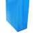 海斯迪克 无纺布购物手提袋 广告礼品袋 蓝色 35*41*12  立体竖款(10个) H-31