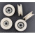 陶瓷导线轮 导丝轮 纺织陶瓷导轮氧化铝陶瓷导轮 全陶瓷导轮 瓷轮 外径50 轴承内孔8 V型槽