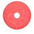 舒蔻（Supercloud）洗地机商用扫地车配件地刷地毯刷20寸针盘刷地清洗机 红色百洁垫5片