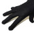 谋福（CNMF） 漂白棉纱点珠点胶手套 防滑耐磨PVC点塑手套 黑色 1付
