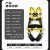 SHANDUAO 五点式安全带 高空作业安全绳双钩国标套装 全身式保险带AD9040 单大钩1.8米
