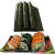 奇趣猫寿司海苔片A级紫菜包饭套餐寿司卷帘真空包装家用即食大片烤海苔 20片海苔+卷帘 56g