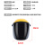 飞尔 PVC头盔式面罩 灰尘电焊电焊工焊工等离子切割机安全帽 防飞溅防强光面罩 28×22cm 黄顶黑色透明罩