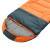 聚远 JUYUAN 应急睡袋成人防寒棉单人旅行保暖睡袋 蓝橘色2.8kg可伸手款(适合零下5度以上) 