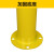 U型M型双层钢管防撞护栏道路防护固定U型加油站停车位桩隔离警示 U双76*1300*600*1.5黑黄