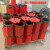离心机六角桶 30升离心机专用滚桶研磨抛光离心PU橡胶桶PU小滚筒 30L桶红色PU