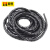 百舸 PE缠绕管 电线绕线管包线管理线器束线缠线绕线缠绕带 黑色30mm1.5米 1件装BGL0101