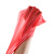 蓓尔蓝WAB0334红色塑料背心袋手提式方便袋超市购物打包袋包装袋26*42（100只）