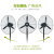 海斯迪克 工业风扇 强力电风扇 立式大风力摇头扇 落地扇塑叶 650型 HKT-321