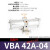 定制气缸增压阀VBA10A-02GN VBA11A-02GN VBA20A-03GN VBA40A- VBA42A-04 无配件