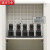 建功立业 置物柜 重型工具柜双开门工厂重型抽屉式工具展示柜 双抽三层板可调节 211917灰色