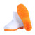 阿力牛 AZF08 男式PVC低筒雨鞋 牛筋底低帮雨靴 车间工厂防水防油工作水鞋胶鞋 白色 43 
