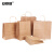安赛瑞 手提牛皮纸袋（25个装）外卖打包手提袋 烘焙包装袋 礼品包装纸袋 21×11×27cm 本色 28573
