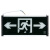 海斯迪克 gnjz-1100 应急灯（单面安全出口）LED消防 疏散指示牌 双头充电 事故安全出口 壁挂灯 消防安检灯