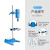 沪析 搅拌器机械数显悬臂调速混合器工业螺旋电动实验室搅拌机 JB90-SH（90W数显） 