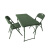 普凡 PUFAN 折叠桌椅 便携式桌椅套装 1.2米作业桌+2把作业椅