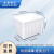 米奇特工 水箱大号加厚塑料水桶长方形周转储水箱  200L（白色）