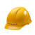 朵能安全帽 高档ABS欧式 透气黄色 电力建筑工地领导用头盔
