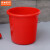 京洲实邦  加厚洗衣塑料水桶手提装水大红色塑料桶盆桶B 蓝色 22L36*34cm