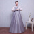 范哲琳（FANZHELIN）2024新款朝鲜族女民族服装韩国古代女士传统韩服年会舞蹈表演出服 白衣灰裙 S