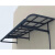 罗德力 铝合金雨棚 户外透明防雨防晒遮阳遮雨棚 6.5m*1m