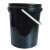 工业用桶 20升加厚密封塑料油漆桶 手提带盖包装桶 打包桶 20升热转印白色 塑料桶
