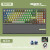 蝙蝠骑士（Batknight） BK99机械键盘Gasket结构无线蓝牙有线三模客制化游戏办公  三模灰蓝全白拖RGB背光 行云轴v2