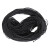 稳斯坦 W5648 (100米)黑色乳胶弹力绳 松紧绳子皮筋绳圆松紧带 黑色2mm