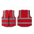 瑞可特 RSF208 反光安全背心 警示反光衣安全服 骑行施工环卫马甲 红色 