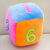 维诺亚创意大骰子筛子甩子毛绒布艺玩具抱枕靠垫儿童教学玩具礼品 数字款 小号:13厘米