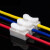 BONZEMON  快速接线端子 三位电线连接器按压式对接头灯具接线并线连接器三位按压段子100只
